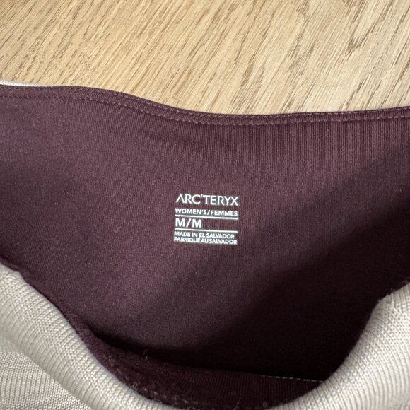 Arc’teryx women's Rho AR Mock Neck Pullover fleece beige size M medium Polartec - Picture 5 of 10